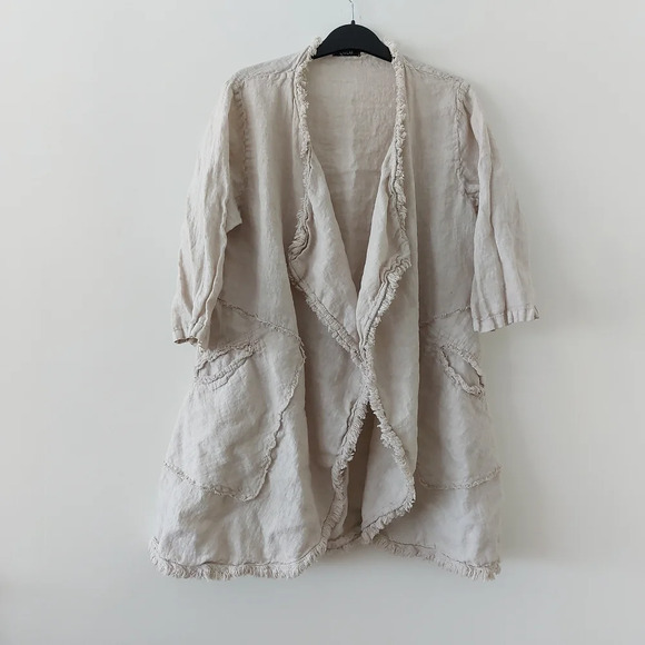 Chic Beige Cardigan - Picture 1 of 4